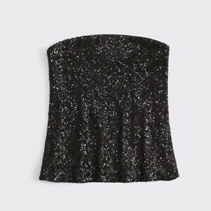 Long-Length Sequin Tube Top